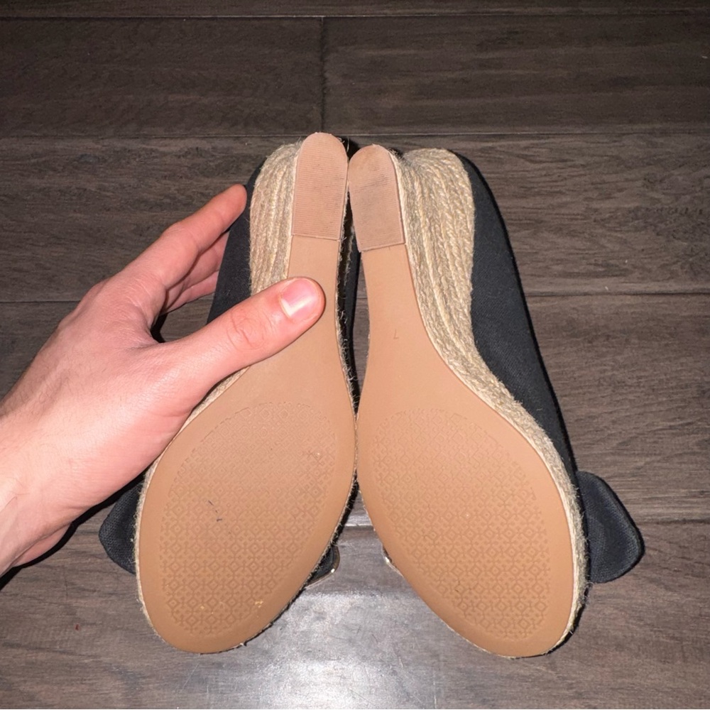 Tory Burch Elegant Black Bow Women's Shoes - Picture 8 of 10